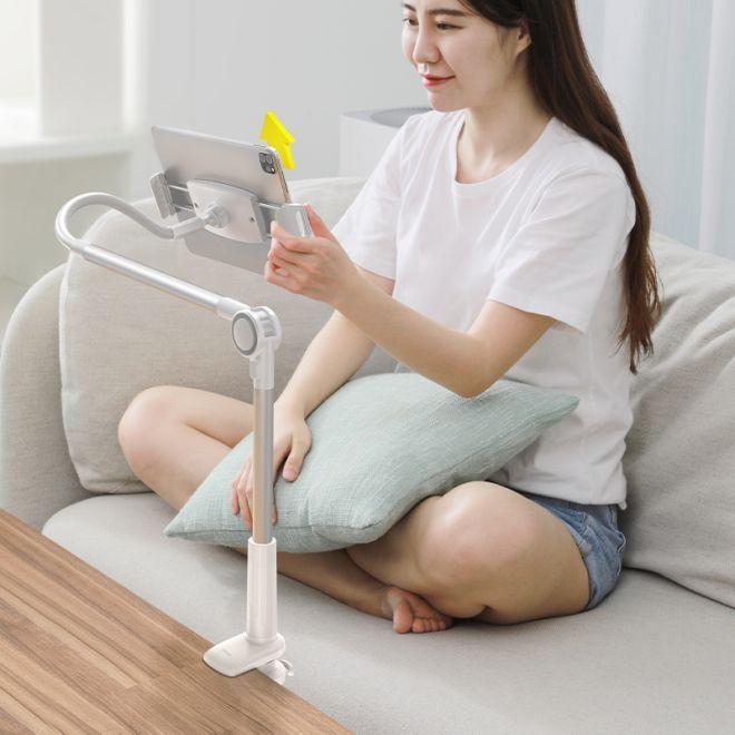 Actual product image Baseus Otaku life rotary adjustment lazy holder Pro Silver