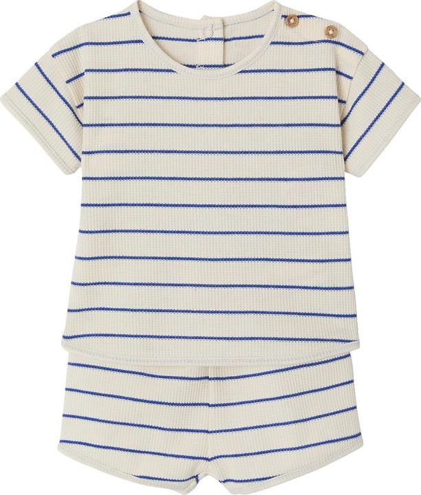 Actual product image Vertbaudet Baby-Set: T-Shirt & Shorts aus Waffelpikee (56)