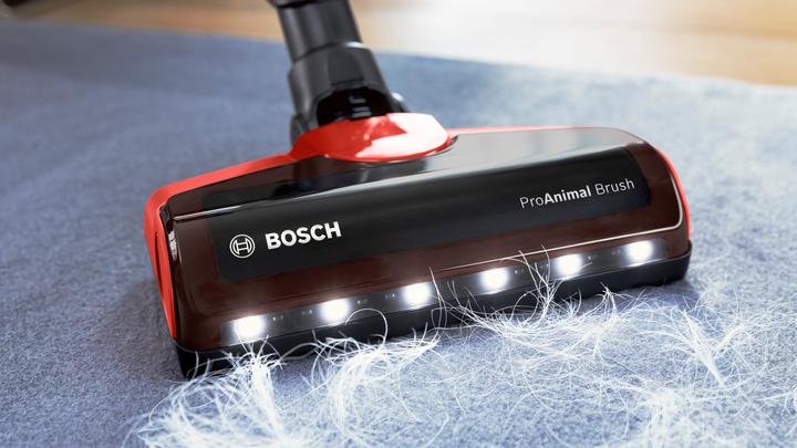 Actual product image Bosch Hausgeräte Unlimited 7 ProAnimal BKS711PET with bend tube, Tornado Red