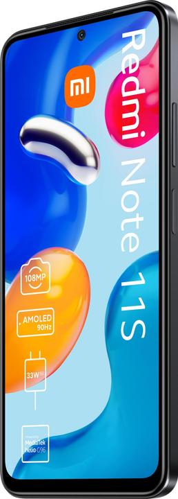 Actual product image Xiaomi Redmi Note 11S (128 GB, Graphite gray, 6.43", Dual SIM, 4G)