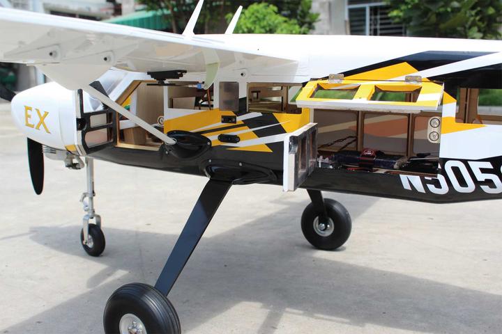 Produktbild Seagull Models cessna 208 grand caravan ex 85" 45cc schwarz/gelb