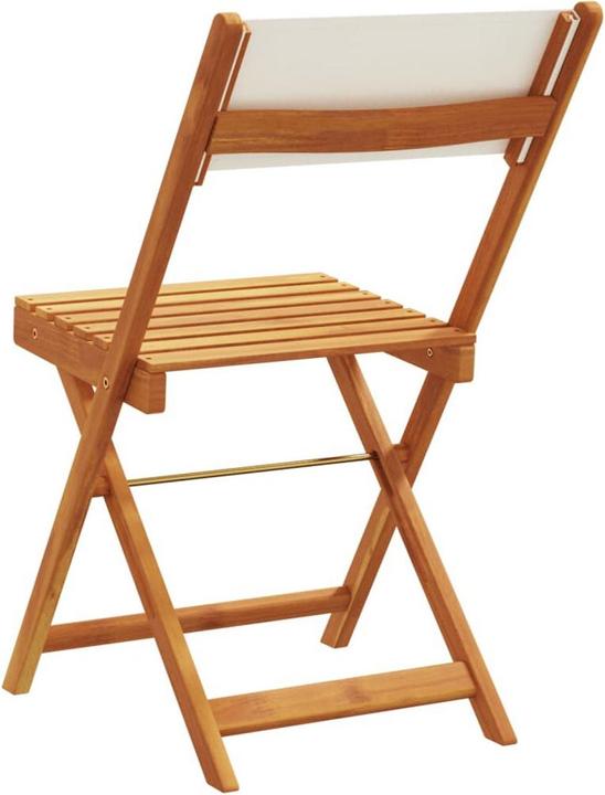 Immagine prodotto vidaXL Sedie da bistrot 2 pezzi. Acacia e tessuto