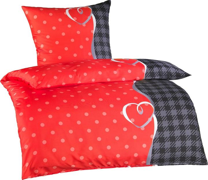 Actual product image HTI-Living Microfibre bed linen 135 x 200 2-piece (Bedding set, 135 x 200 cm)