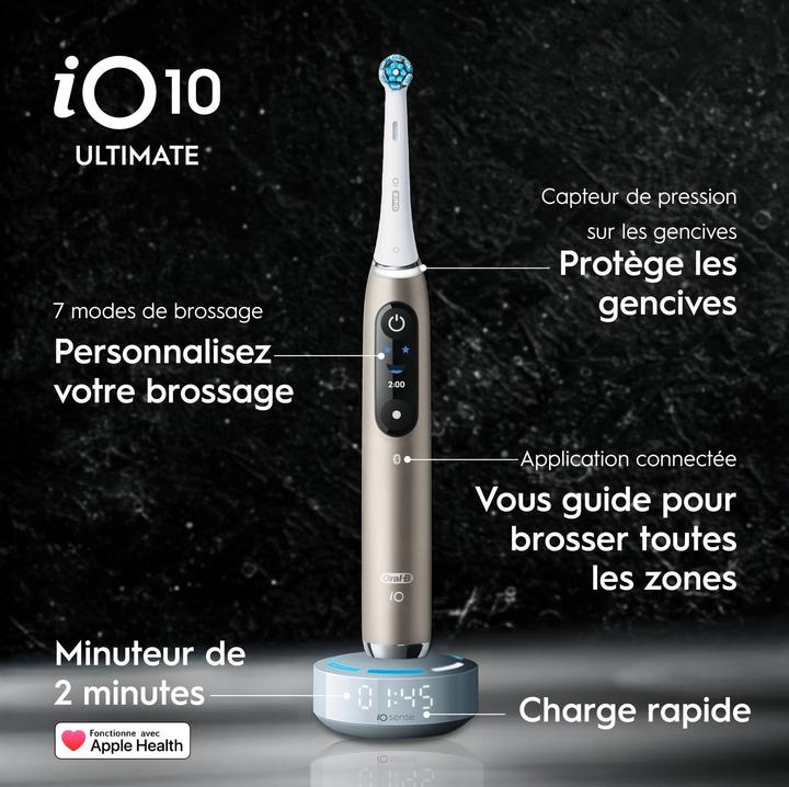 Produktbild Oral-B iO Series 10 Lunar Gold Special Edition Elektrische Zahnbürste (Oszillierende Zahnbürste)