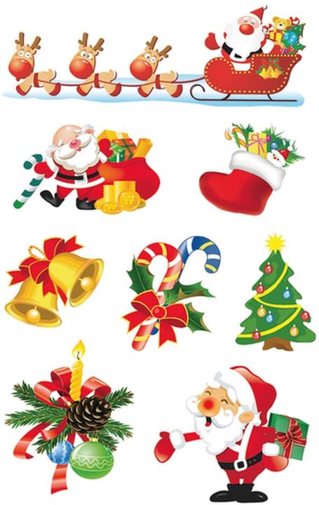 Produktbild HERMA Sticker Weihnachten (24 Sticker)