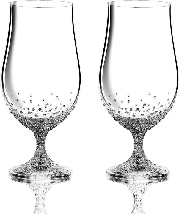 Produktbild Bohemian Grace Cocktail- oder Biergläser mit Swarovski Elements (38 cl, 2 Gläser, Weingläser Set)