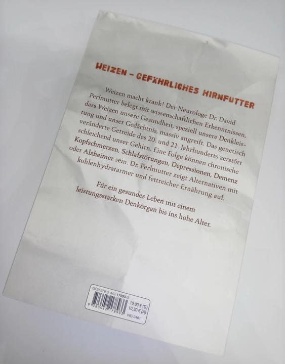 Produktbild Dumm wie Brot (Deutsch, David Perlmutter, Kristin Loberg, 2020)