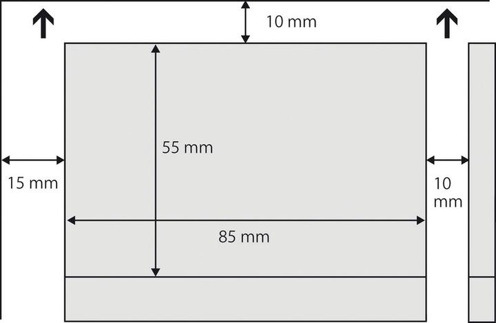 Productafbeelding Sigel Visitekaartjes vouwen 3C (A4)