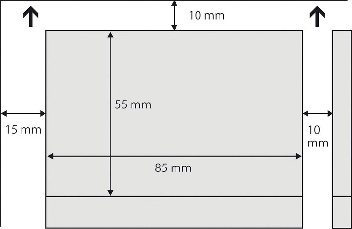 Produktbild Sigel Klapp-Visitenkarten 3C (A4)