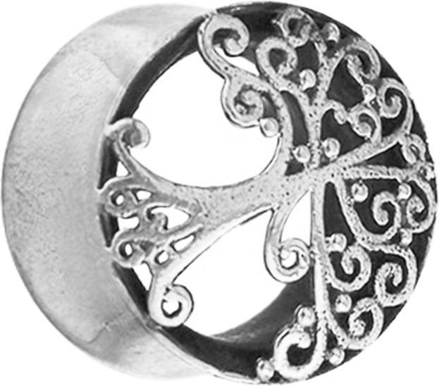 Immagine prodotto Star Piercing Tunnel svasato in argento Albero della Vita (Ottone)