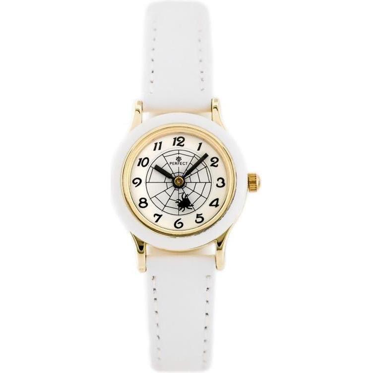 Perfect Day, Armbanduhr, CHILD PERFECT L195-2 SPIDER - Kommunion (zp649b), Weiss, (24.20 mm)