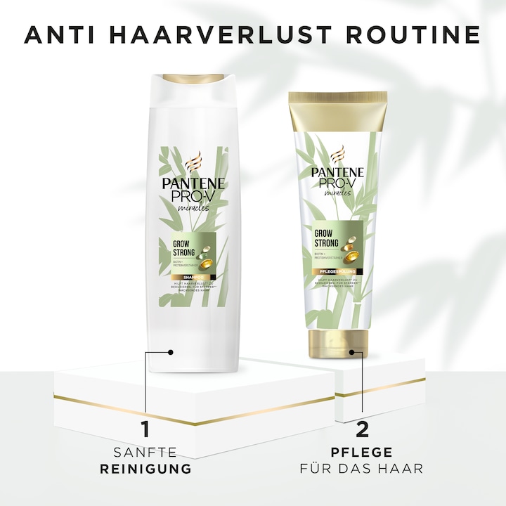 Produktbild Pantene Grow Strong (250 ml, Flüssiges Shampoo)