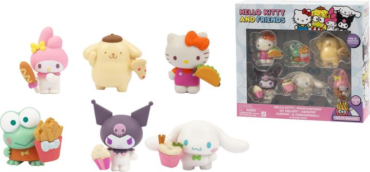 Immagine prodotto Giochi Preziosi Hello Kitty 2-Inch Figure 6 Pack - Set di mini figure da collezione con disegni adorabili, perfette