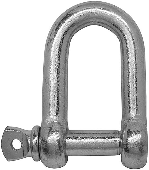Actual product image RS PRO 10mm Untested Shackle Galvanised Dee