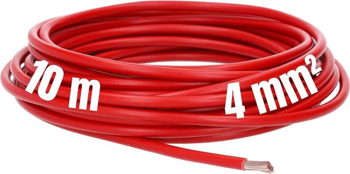 Actual product image Lapp 10 metres 4520043 H05V-K 4 mm² red I Wiring cable I Flexible core cable I PVC single core (10 m)