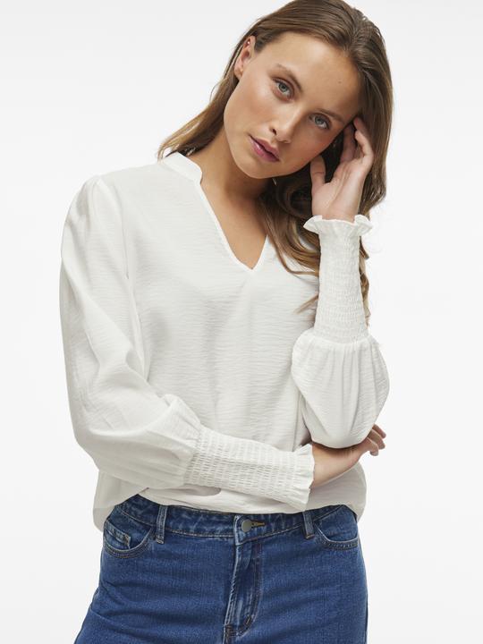 Image du produit Vila V-Ausschnitt Oberteil mit langen Ärmeln (40)