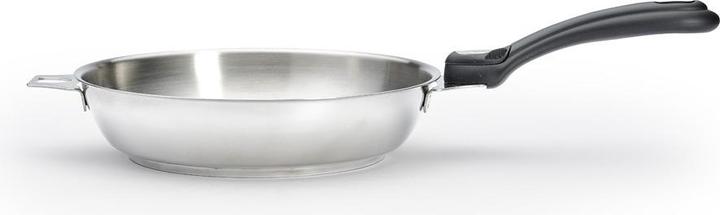 Produktbild de Buyer Twisty Bratpfanne ohne Stiel Induktion (24 cm, Bratpfanne, Edelstahl)