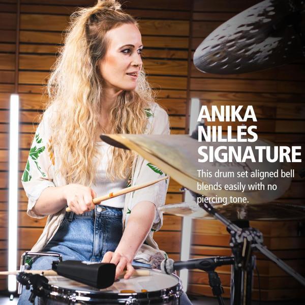 Actual product image Meinl Cowbell AN-BB 4.5 Zoll Anika Nilles Beat Bell mit Trommelstöcken (Percussion)