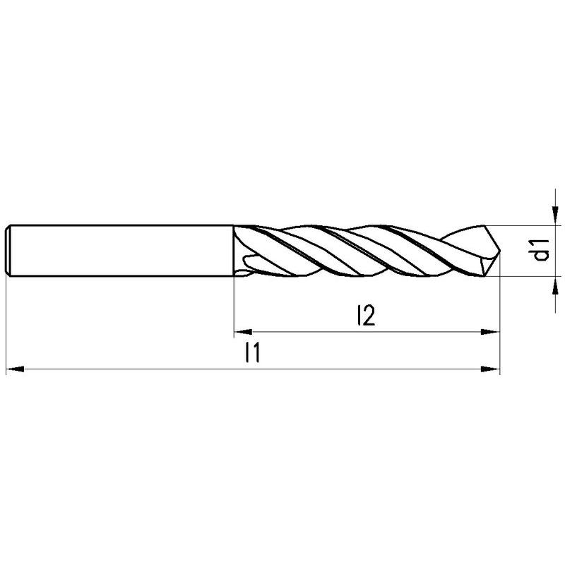 Thumbnail - Titex, Bohrereinsatz, Spiralbohrer (12.5 mm)