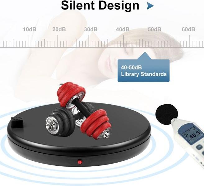 Immagine prodotto Puluz Giradischi elettrico a 360° con telecomando (Ulteriori accessori)