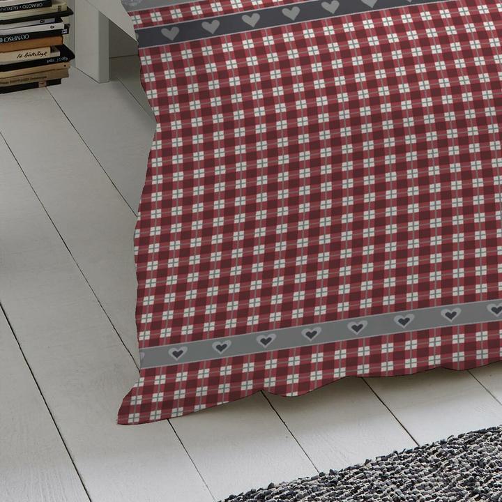 Immagine prodotto Traumschlaf Cuori di casa di campagna (Set di biancheria da letto, 200 x 200 cm, 70 x 90 cm)
