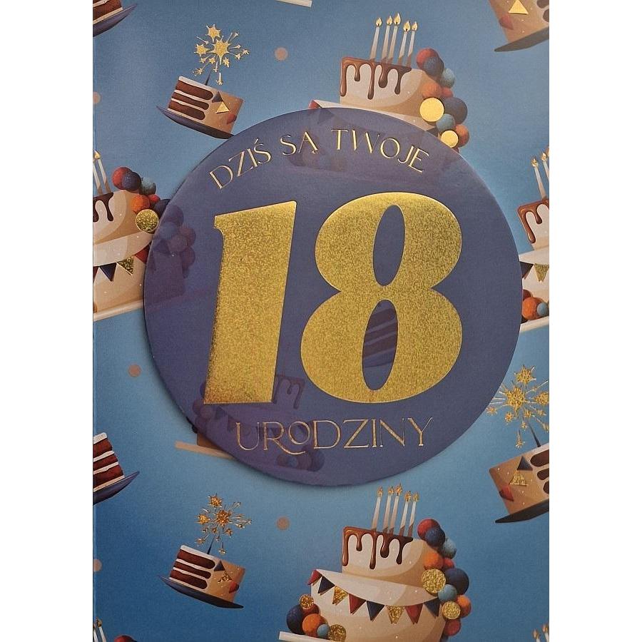 Yeku Geburtstagskarte zum 18. Geburtstag für Männer (47994327)