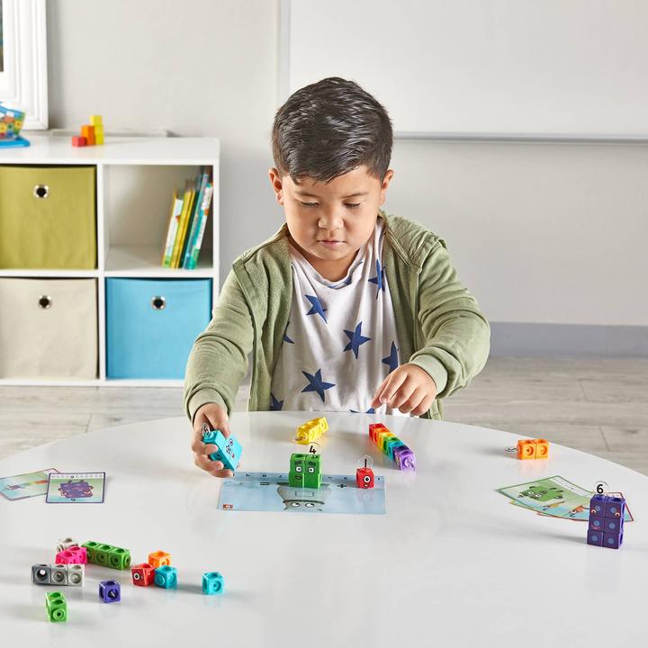 Immagine prodotto Learning Resources Set di attività MathLink® Cubes Numberblocks® 1-10 (Tedesco, Olandese, Spagnolo, Francese)