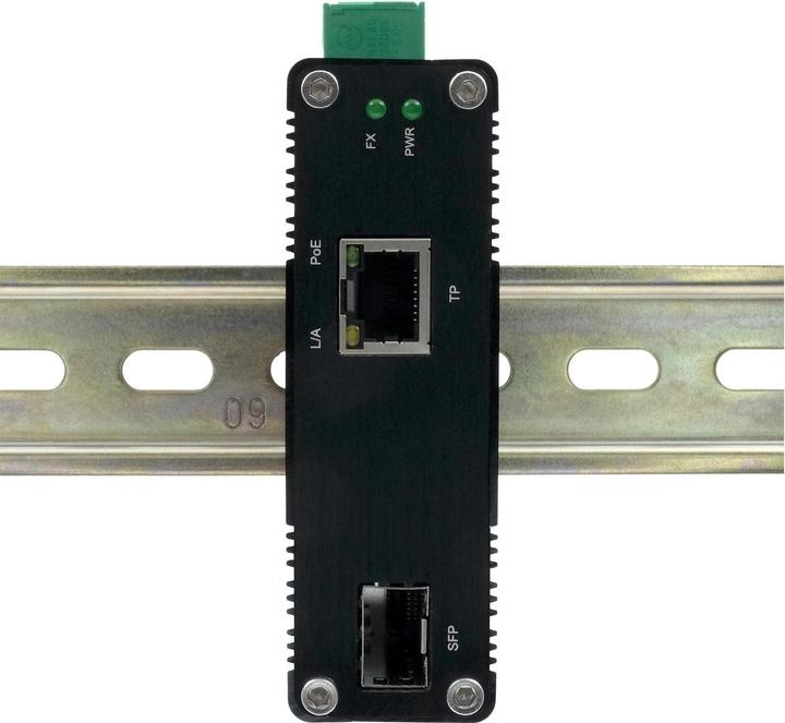 Produktbild Exsys Industrial PoE+ Media Konverter 60W