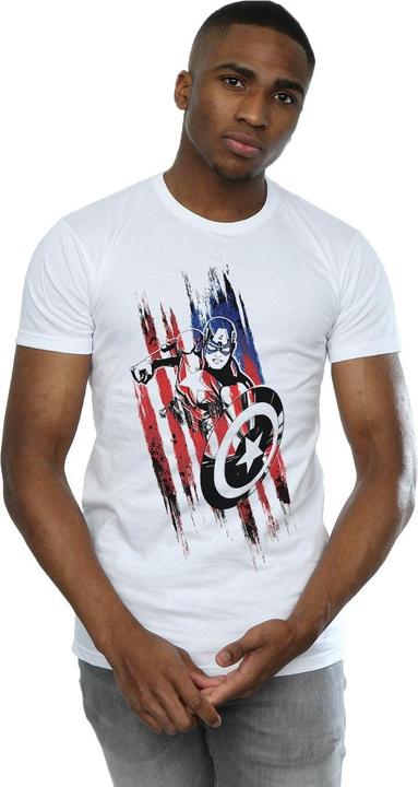 Produktbild Avengers Captain America Streaks TShirt (S)