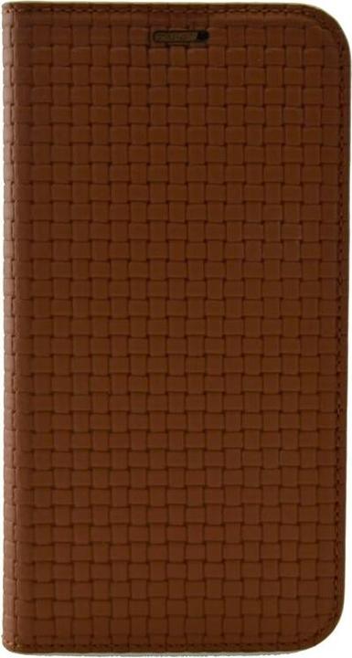 Produktbild Mike Galeli Book-Cover aus Echtleder Enzo almond (Apple iPhone 12 mini)