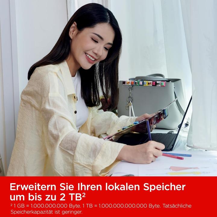 Immagine prodotto SANDISK Extreme PRO USB-C 3.2 Gen 2 4x6 2TB (2000 GB, USB-A, USB-C)