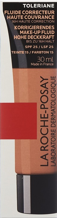 Produktbild La Roche Posay Toleriane fond de teint fluide 15 Tb 30 ml (Nr. 15 - Nude)