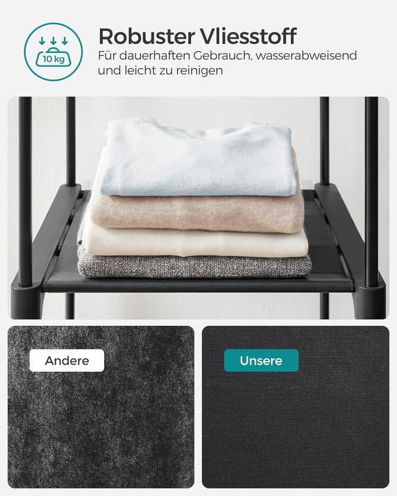 Actual product image Songmics Stoffschrank (140 x 43 x 174 cm)