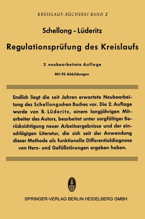 Produktbild Regulationsprüfung des Kreislaufs (Deutsch, Fritz Schellong, 2014)