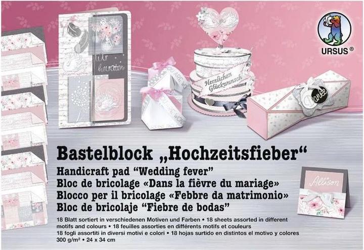 Actual product image Ursus Design paper craft block wedding (18 x)