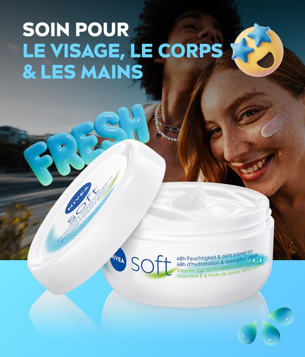 Produktbild NIVEA Soft Topf (Körpercreme, 300 ml)