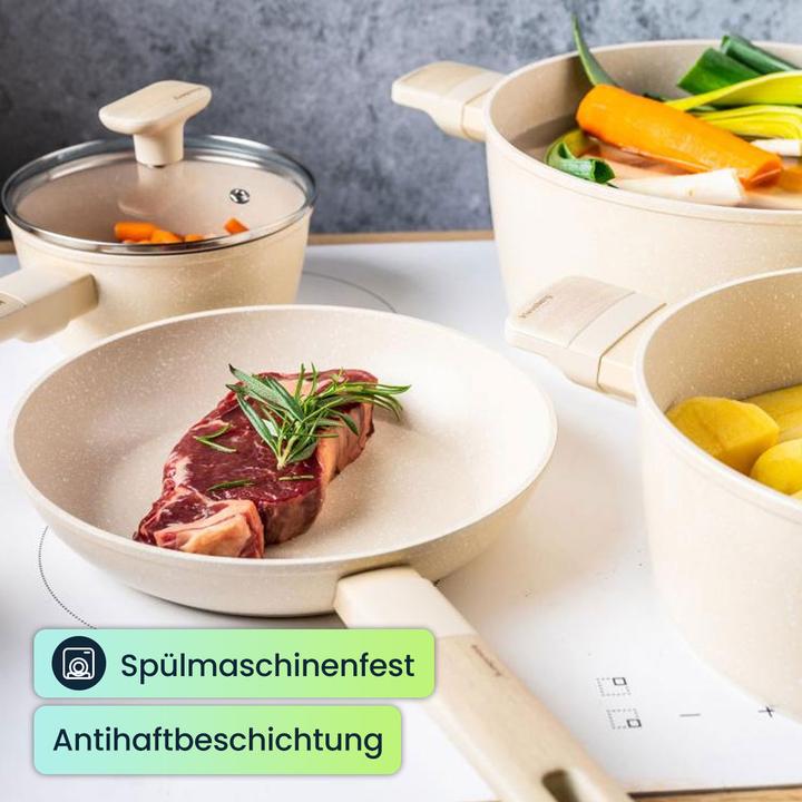 Actual product image Klausberg Cooking set (Crêpe pan, Frying pan, Aluminium, 28 x 13 cm)