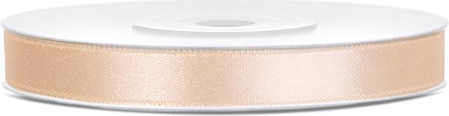 Actual product image Partydeco Satin ribbon, cream, 6mm/25m (1 pkt / 1 pc.) (1 Piece)