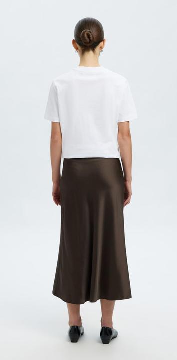 Actual product image Selected Femme Slflena Hw Midi Skirt Noos (40)