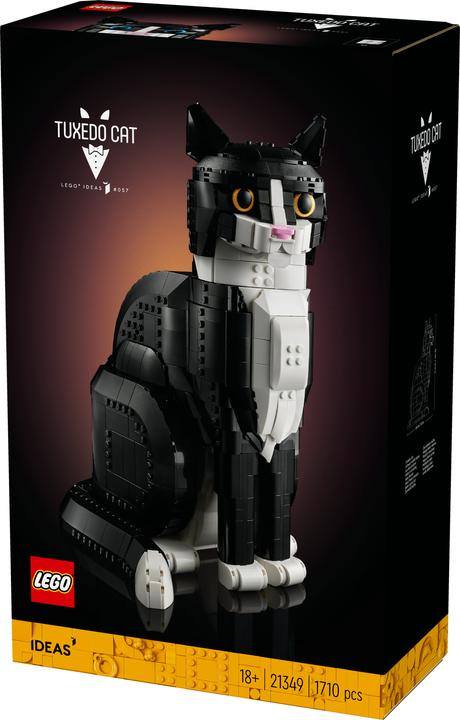 Produktbild LEGO Schwarz-weisse Katze (21349, LEGO Ideas, LEGO Seltene Sets)