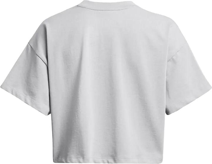 Actual product image Under Armour Womens/Ladies Wordmark Heavyweight Crop T-Shirt (36)