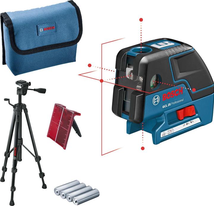 Actual product image Bosch Professional Gcl 25 + Bt 150