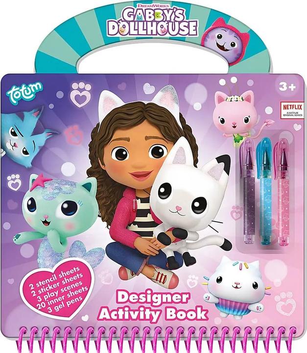 Actual product image Totum Gabby's Dollhouse Designer Activity Book