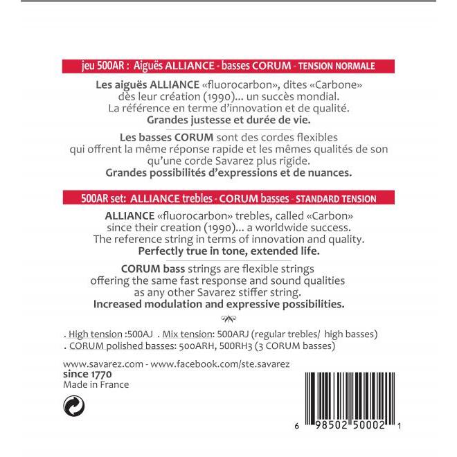 Thumbnail - Savarez 500AR (6 x, Gitarre, 0.02"), Saiten