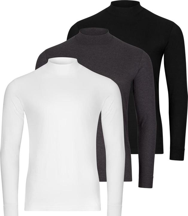 Produktbild Ragman 3er Pack Basic Langarmshirt (S)