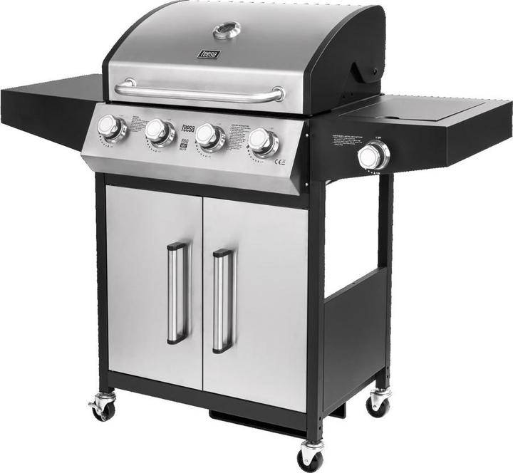 Teesa BBQ 5007 MASTER gas barbecue with 5 burners and space for a bottle