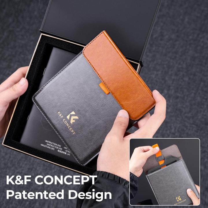 Produktbild K&F Concept 100*100*2mm, square PL lens, optical glass, HD, waterproof anti-scratch, Green Coating, X-PRO Series (100 mm, 100 mm)