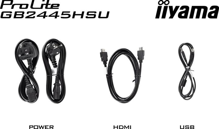 Image du produit iiyama Moniteur GB2445HSU-B2 (1920 x 1080 pixels, 23.80")