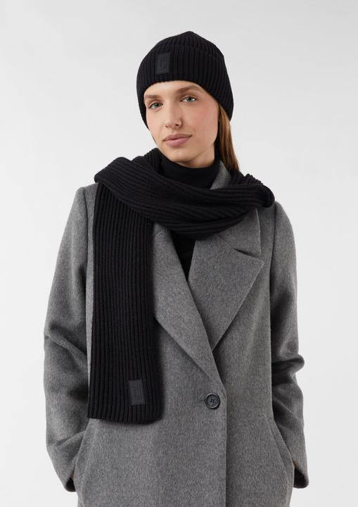 Image du produit Comma Tuch Weicher Strickschal mit Logo-Patch