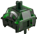 Actual product image Akko Monsgeek Green Fog Switch, mechanisch, 3-Pin, linear, MX-Stem, 60g - 45 Stück